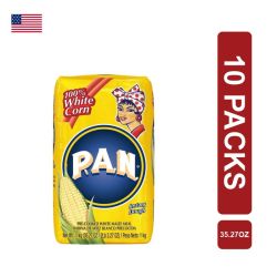 Harina Pan Maize Flour White 10 x (35.27oz/1kg)