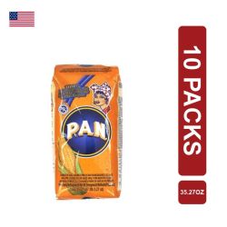 Harina Pan Maize Flour Yellow 10 x (35.27oz/1kg)