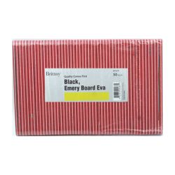 BR NAIL EMERY BOARD BK OREO 50PCS