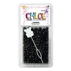 CHLOE BEAD RND 200 BLACK200PC 24/box
