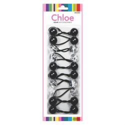 CHLOE P/T #2620 BLK & CLEAR 24/box