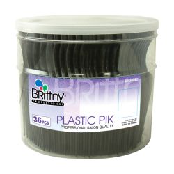 BR PIK PLASTIC 36PC/JRBLACK