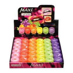 MAXI L/BALM FRUIT 6 FLAVOR 36pcs