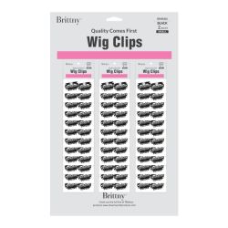 BR CLIP WIG-36PK [2/PK] BLACK SMALL
