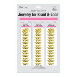 BR JEWELRY BRAIDS&LOCS GOLD36PK