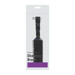 BR BRUSH SHAMPOO HANDLE BLACK 12/pk
