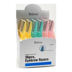 BR EYEBROW RAZOR TINKLE 36PCS