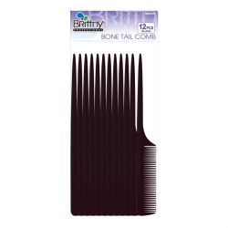BR COMB BULK BONE TAIL 12pcs/pk BLACK