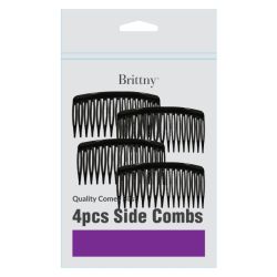 BR COMB SIDE 4PCS BK SMALL 12pcs/pk