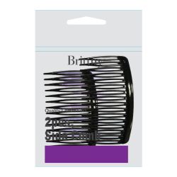 BR COMB SIDE 2PCS BK MEDIUM 12pcs/pk