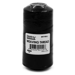 BR WEAVING THREAD [BLK] LARGE 50GRM 12/pk