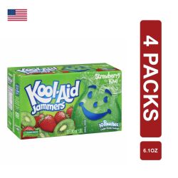 Kool Aid Jammers-Straw Kiwi 4 x (10 x 180ml)