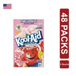 Kool Aid Sachet Pink Lemonade 48 x (2 Quarts)