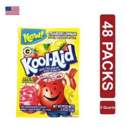 Kool Aid Sachet Soarin' Strawberry Lemonade 48 x (2 Quarts)