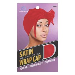 DREAM W-SATIN WRAP CAP DELUXE ASST 12/pk
