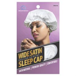 DREAM W-SLEEP CAP LARGE SATINASST 12/pk