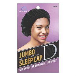 DREAM W-SLEEP CAP SATINBLACK 12/pk