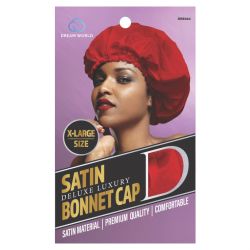 DREAM W-BONNET CAP[XL] SATIN 12/pk ASST