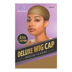 DREAM W-WIG CAP 2PCSL/BROWN 12/pk