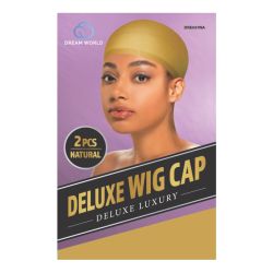 DREAM W-WIG CAP 2PCSNATURAL 12/pk