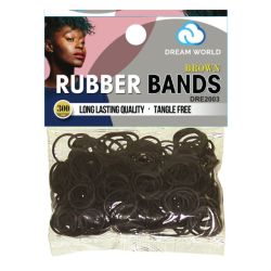 DREAM RUBBER BANDS 300CT 12/pk BROWN