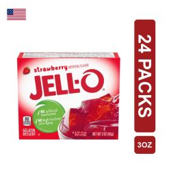 Jell-O Strawberry 24 x (3oz/85g)