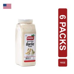 Badia Garlic Powder 6 x (16oz/453.6g)