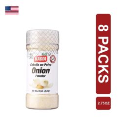 Badia Onion Powder 8 x (2.75oz/78.0g)