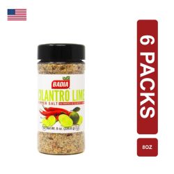 Badia Cilantro Lime Paper Salt 6 x (226.8g/8oz)