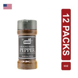 Badia Ground Black Pepper 12 x (170.1g/6oz)