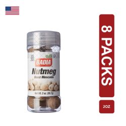 Badia Nutmeg Whole 8 x (56.7g/2oz)