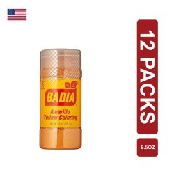 Badia Amarillo Yellow Food Colour 12 x (269.3g/9.5oz)