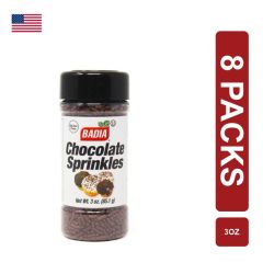 Badia Chocolate Sprinkles 8 x (85.1g/3oz)