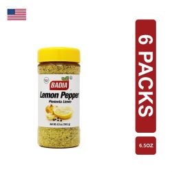 Badia Lemon Pepper 6 x (184.3g/6.5oz)
