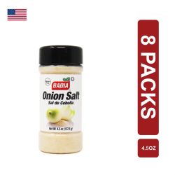 Badia Onion Salt 8 x (127.6g/4.5oz)