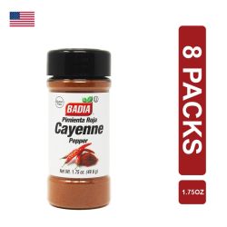 Badia Red Cayenne Pepper Ground 8 x (49.6g/1.75oz)