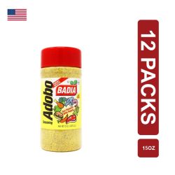 Badia Adobo With Pepper 12 x (425.2g/15oz)