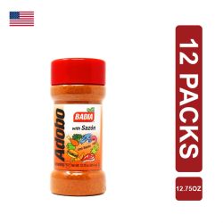 Badia Adobo With Sazon 12 x (361.4g/12.75oz)