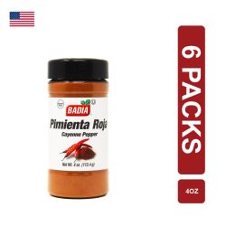 Badia Cayenne Pepper - Pimienta Roja 6 x (113.4g/4oz)