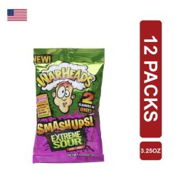 Warheads Smashups Pouch USA 12 x (3.25oz/92g)