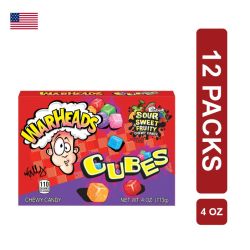 Warheads Chewy Cubes 12 x (4oz/113g)