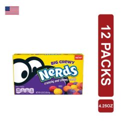Wonka Nerds Big Chewy Candy Box 12 x (4.25oz/120.4g)