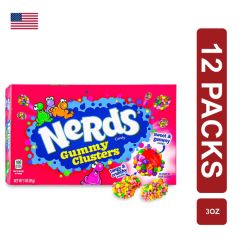 Wonka Nerds Gummy Clusters 12 x (3oz/85g)