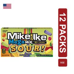 Mike and Ike Mega Mix Sour! 12 x (5oz/141g)