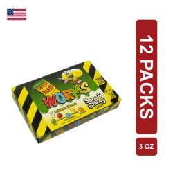 Toxic Waste Worms Theatre Box 12 x (85g/3oz)