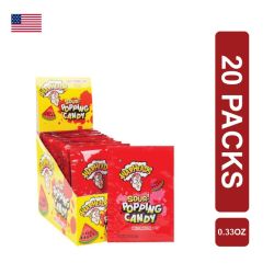 Warheads Popping Candy Pouch Sour Watermelon 20 x (9g/0.33oz)