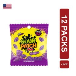 Sour Patch Kids Grape 12 x (4.9oz/140g)