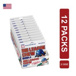 Big League Chew-Shredded Original Bubble Gum 12 x (2.12oz/60g)