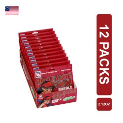 Big League Chew-Shredded Strawberry Bubble Gum 12 x (2.12oz/60g)