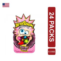 Aftershocks Poping Candy Pouch Cotton Candy 24 x (0.33oz/9g)